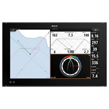 B&G Zeus 3S Glass Helm Multifunction Display, NMEA 2000, 12/24V, IPX6, 1080p, Wi-Fi — Quality Boat Parts