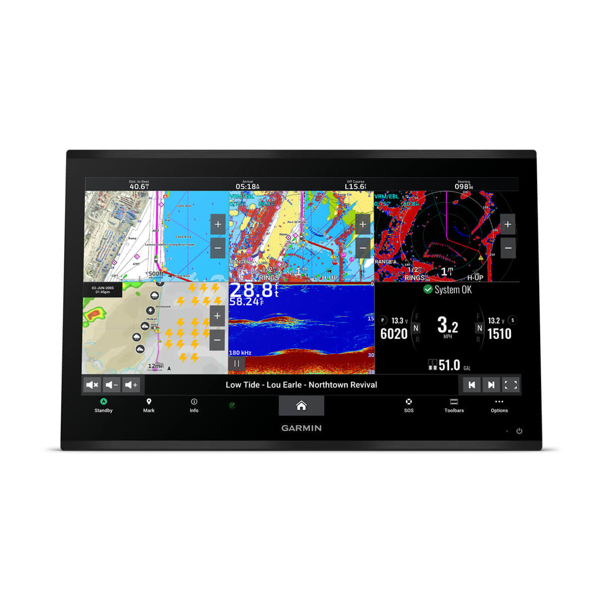 Garmin GPSMAP 9000 Series Premium Chartplotter, BlueNet, NMEA 2000