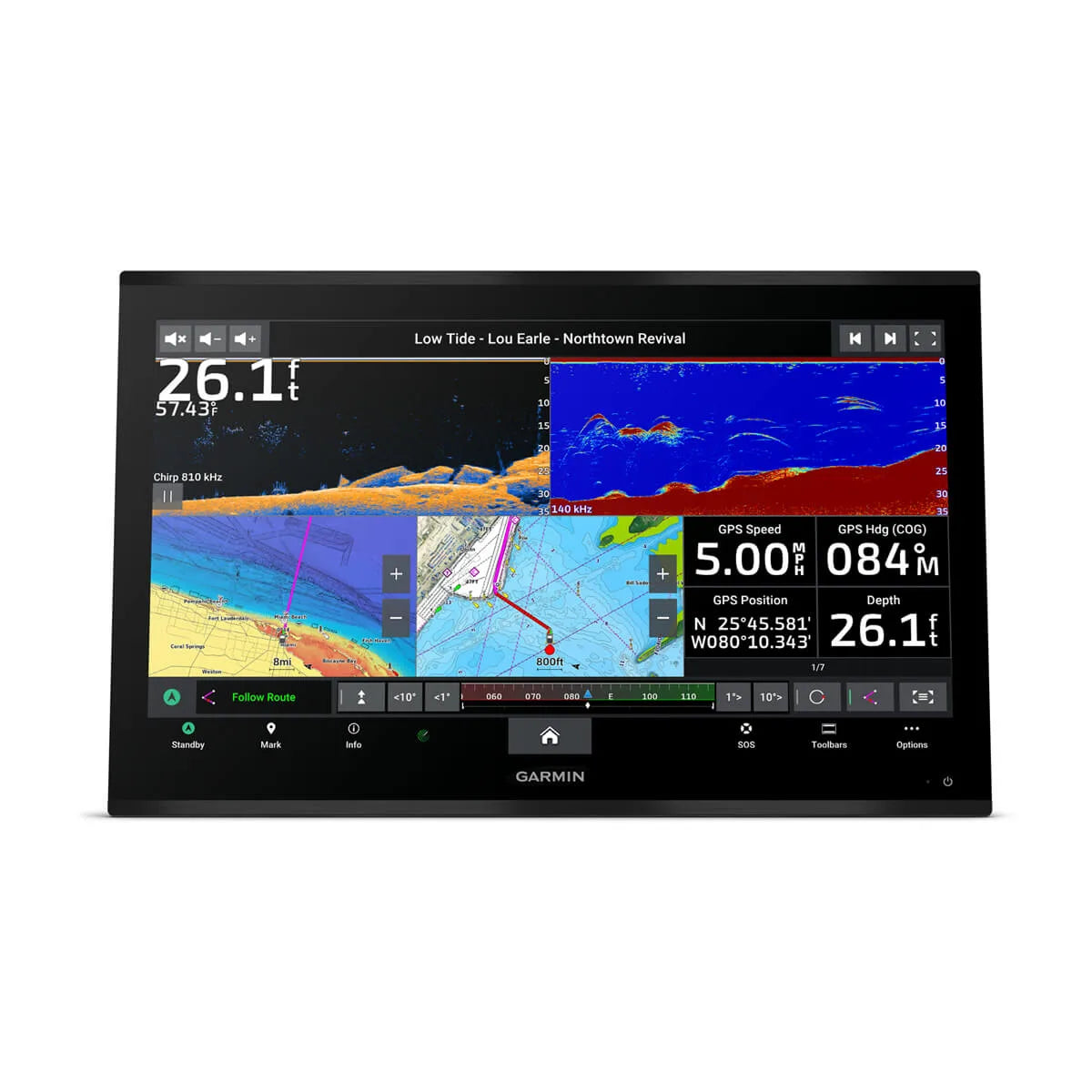 Garmin GPSMAP 9000 Series Premium Chartplotter, BlueNet, NMEA 2000