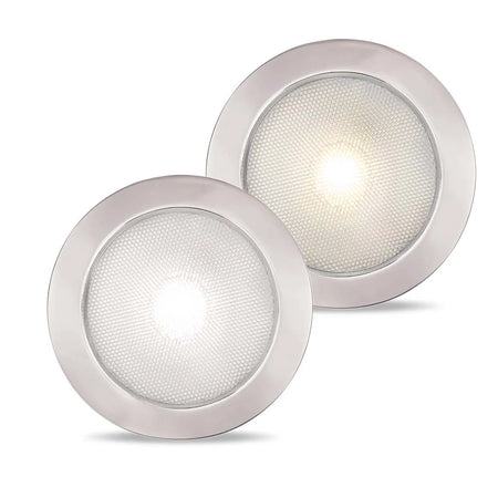 Hella Marine EuroLED 150 Round Downlight, Multivolt 9-33V DC, Completely Sealed, Recessed Mount — Quality Boat Parts