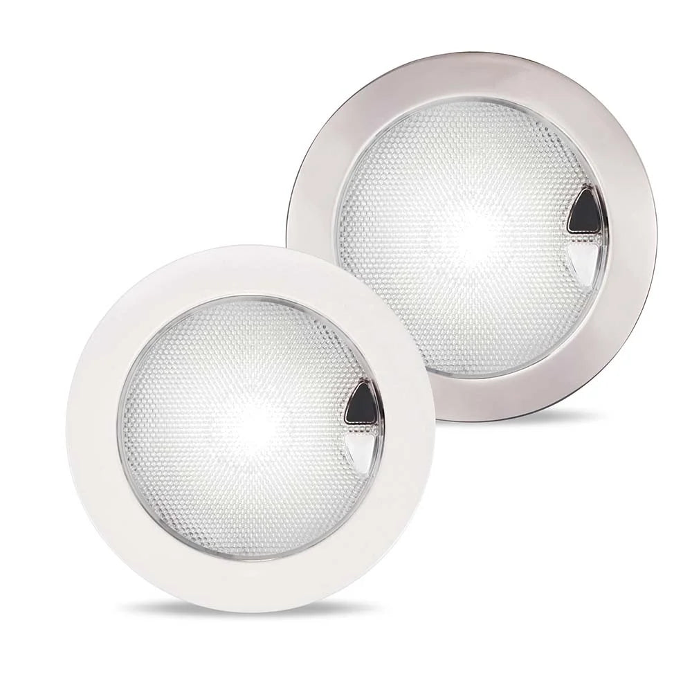 Hella Marine EuroLED 150 Round Downlight, Multivolt 9-33V DC, Completely Sealed, Recessed Mount — Quality Boat Parts