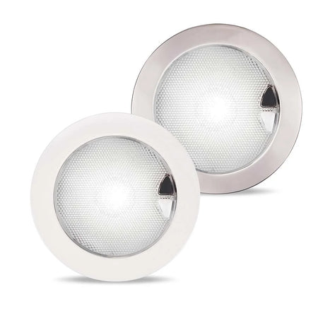 Hella Marine EuroLED 150 Round Downlight, Multivolt 9-33V DC, Completely Sealed, Recessed Mount — Quality Boat Parts
