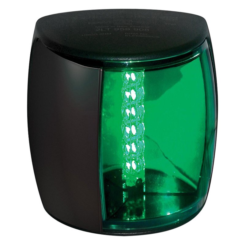 Hella Marine NaviLED PRO Starboard Navigation Light, 9-33V DC, IP67, 2.5m Cable — Quality Boat Parts