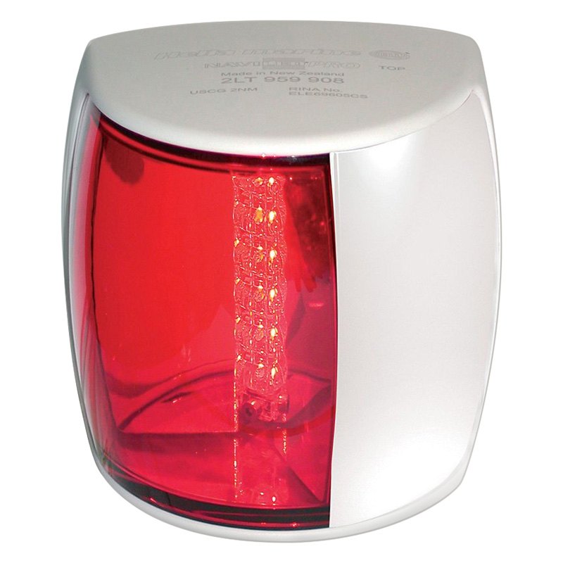 Hella Marine NaviLED PRO Port Navigation Light, 9-33V DC, IP67, 2.5m Cable — Quality Boat Parts