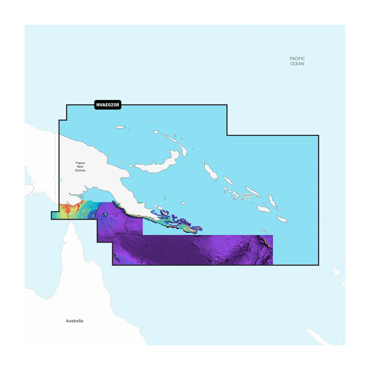 Garmin Navionics NVAE025R Marine Chart, Papua New Guinea & Solomon Islands, 1-Year Subscription, Daily Updates, Auto Guidance+ — Quality Boat Parts