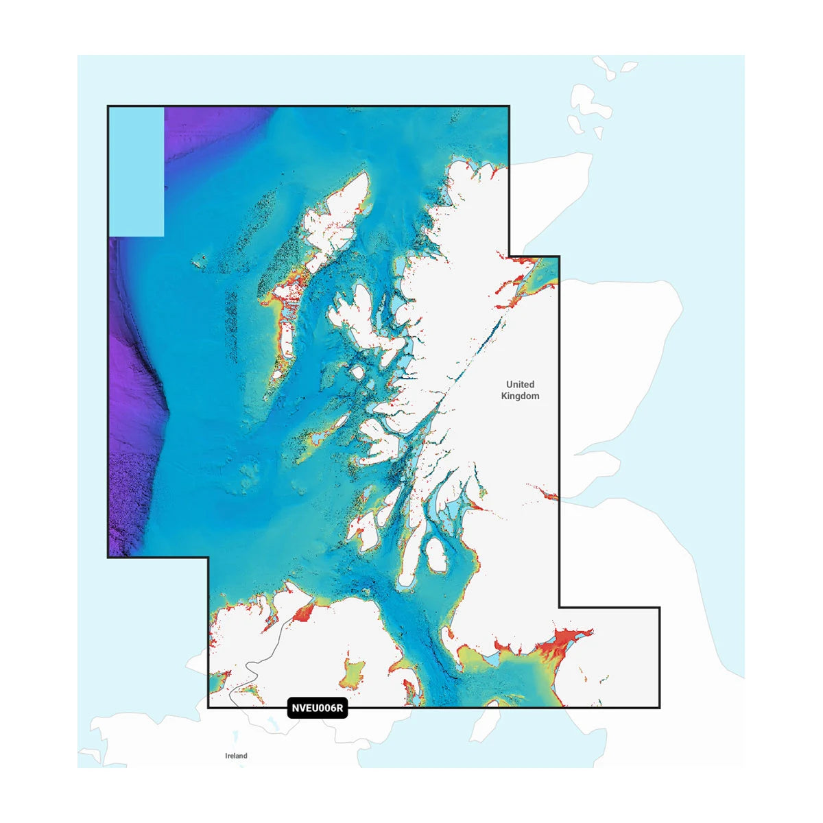 Garmin Navionics Marine Chart, Scotland West Coast, Northern Ireland — Quality Boat Parts