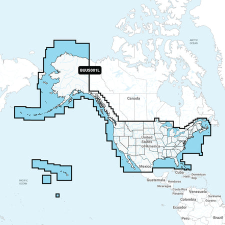 Garmin Navionics+ Marine Chart, U.S. & Coastal Canada, 1-Year Subscription, Daily Updates, Auto Guidance+, 1 ft Contours — Quality Boat Parts