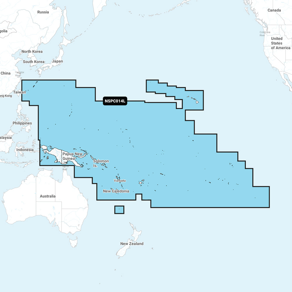 Garmin Navionics Pacific Islands Marine Chart, One-Year Subscription, Daily Updates, Auto Guidance+, Depth Range Shading — Quality Boat Parts