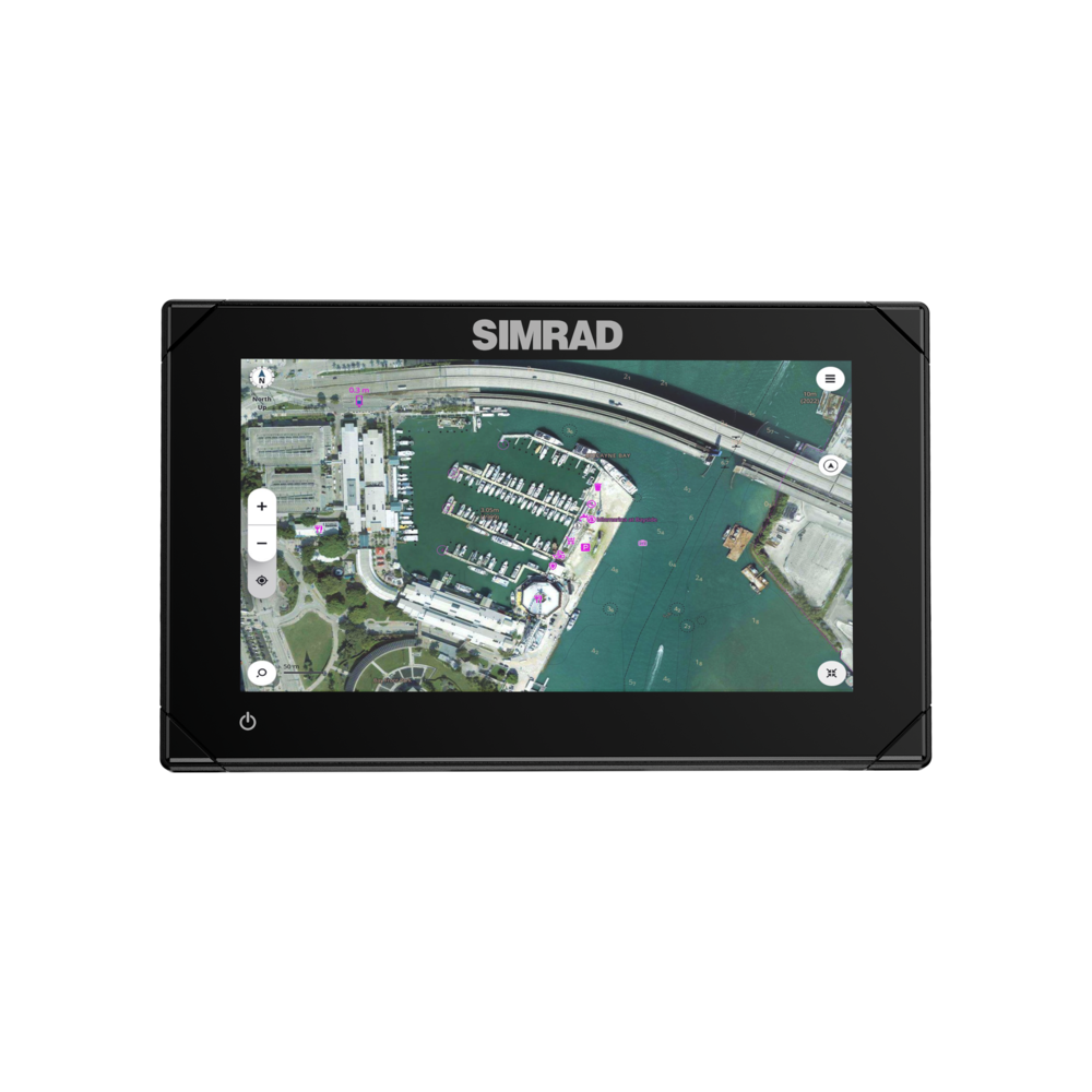 Simrad NSX Chartplotter/Fishfinder Combo, SolarMAX IPS HD Touchscreen, C-MAP DISCOVER X and REVEAL X Compatible, NMEA 2000, Ethernet — Quality Boat Parts
