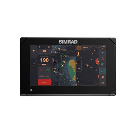 Simrad NSX Chartplotter/Fishfinder Combo, SolarMAX IPS HD Touchscreen, C-MAP DISCOVER X and REVEAL X Compatible, NMEA 2000, Ethernet — Quality Boat Parts