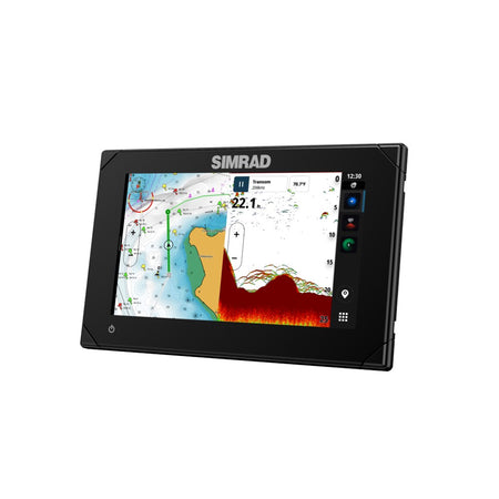 Simrad NSX Chartplotter/Fishfinder Combo, SolarMAX IPS HD Touchscreen, C-MAP DISCOVER X and REVEAL X Compatible, NMEA 2000, Ethernet — Quality Boat Parts