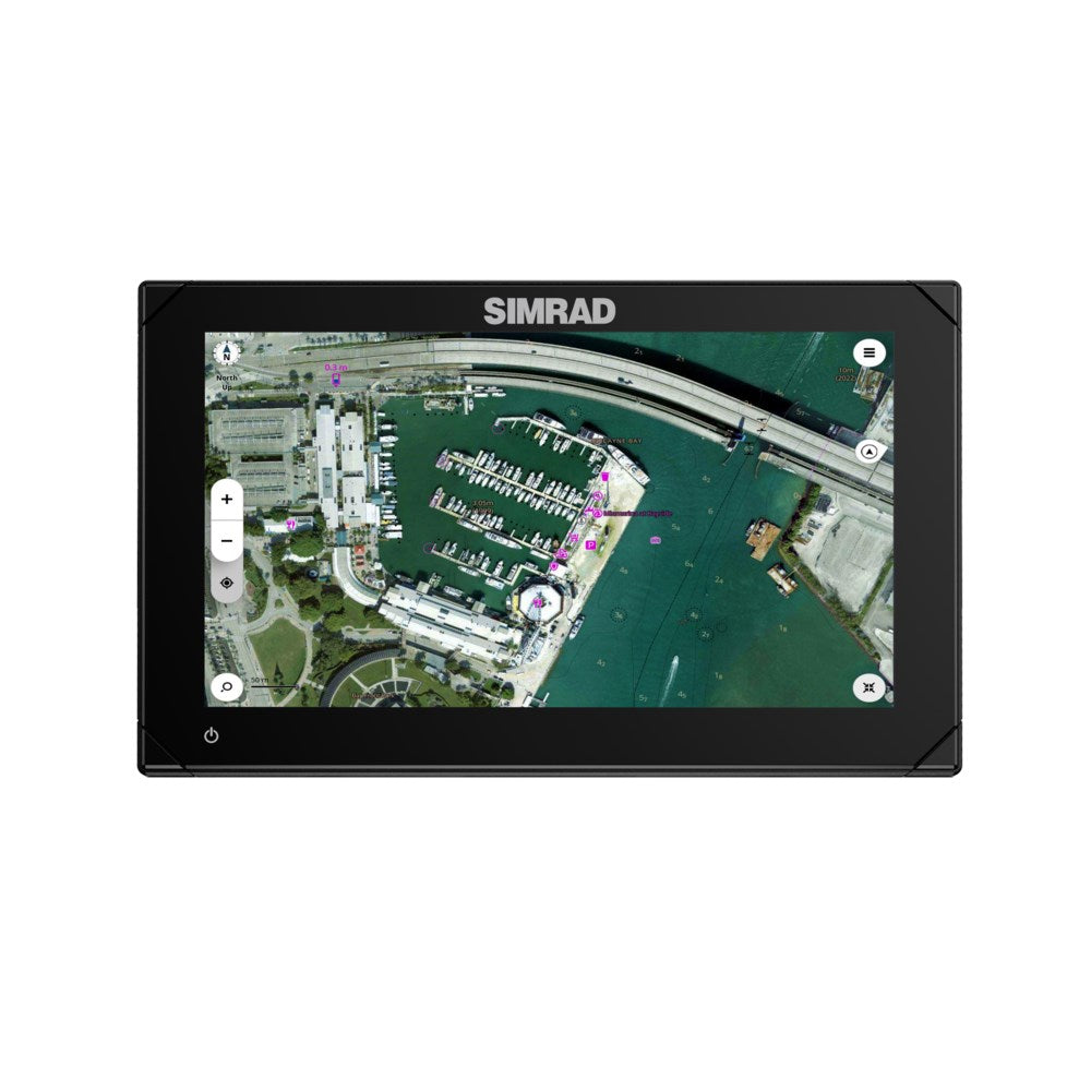 Simrad NSX Chartplotter/Fishfinder Combo, SolarMAX IPS HD Touchscreen, C-MAP DISCOVER X and REVEAL X Compatible, NMEA 2000, Ethernet — Quality Boat Parts