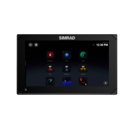 Simrad NSX Chartplotter/Fishfinder Combo, SolarMAX IPS HD Touchscreen, C-MAP DISCOVER X and REVEAL X Compatible, NMEA 2000, Ethernet — Quality Boat Parts