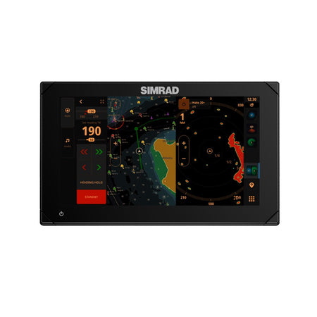 Simrad NSX Chartplotter/Fishfinder Combo, SolarMAX IPS HD Touchscreen, C-MAP DISCOVER X and REVEAL X Compatible, NMEA 2000, Ethernet — Quality Boat Parts
