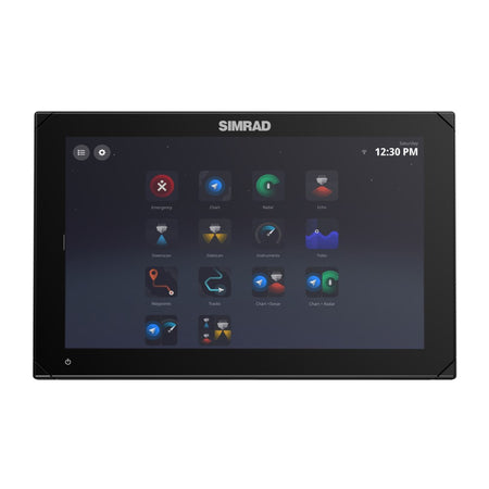 Simrad NSX Chartplotter/Fishfinder Combo, SolarMAX IPS HD Touchscreen, C-MAP DISCOVER X and REVEAL X Compatible, NMEA 2000, Ethernet — Quality Boat Parts