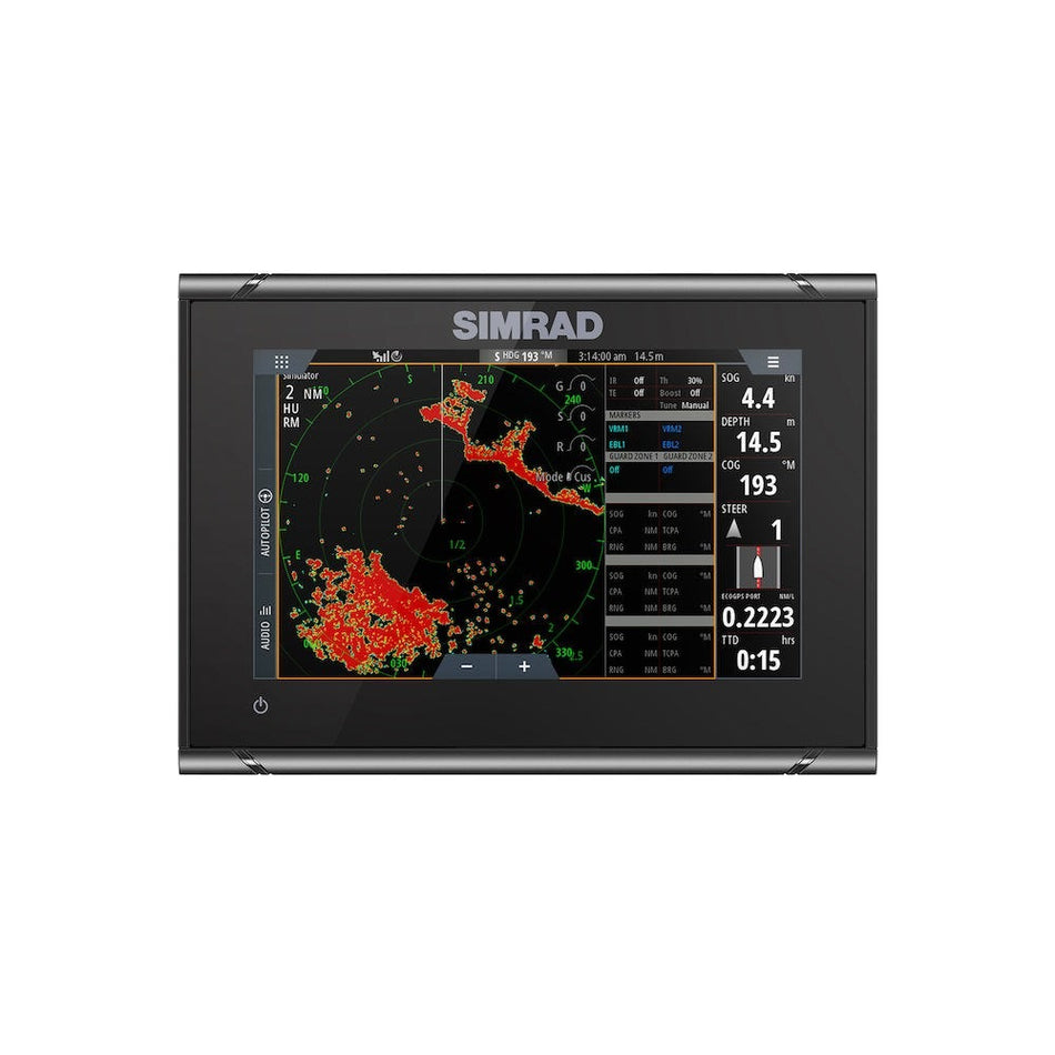 Simrad GO Fishfinder/Chartplotter Combo, C-MAP DISCOVER Charts, Touchscreen, GPS, NMEA 2000, Wi-Fi — Quality Boat Parts