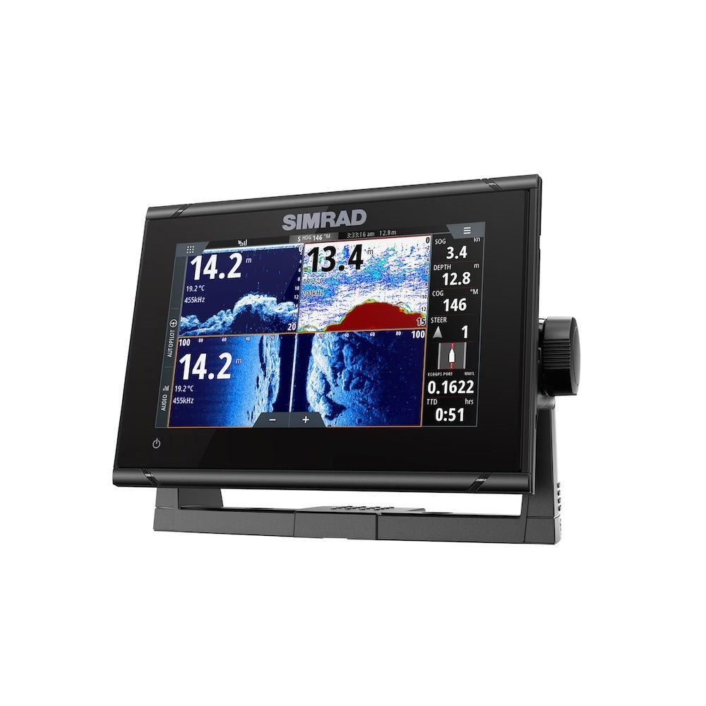 Simrad GO Fishfinder/Chartplotter Combo, C-MAP DISCOVER Charts, Touchscreen, GPS, NMEA 2000, Wi-Fi — Quality Boat Parts