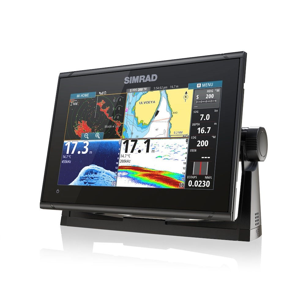 Simrad GO Fishfinder/Chartplotter Combo, C-MAP DISCOVER Charts, Touchscreen, GPS, NMEA 2000, Wi-Fi — Quality Boat Parts