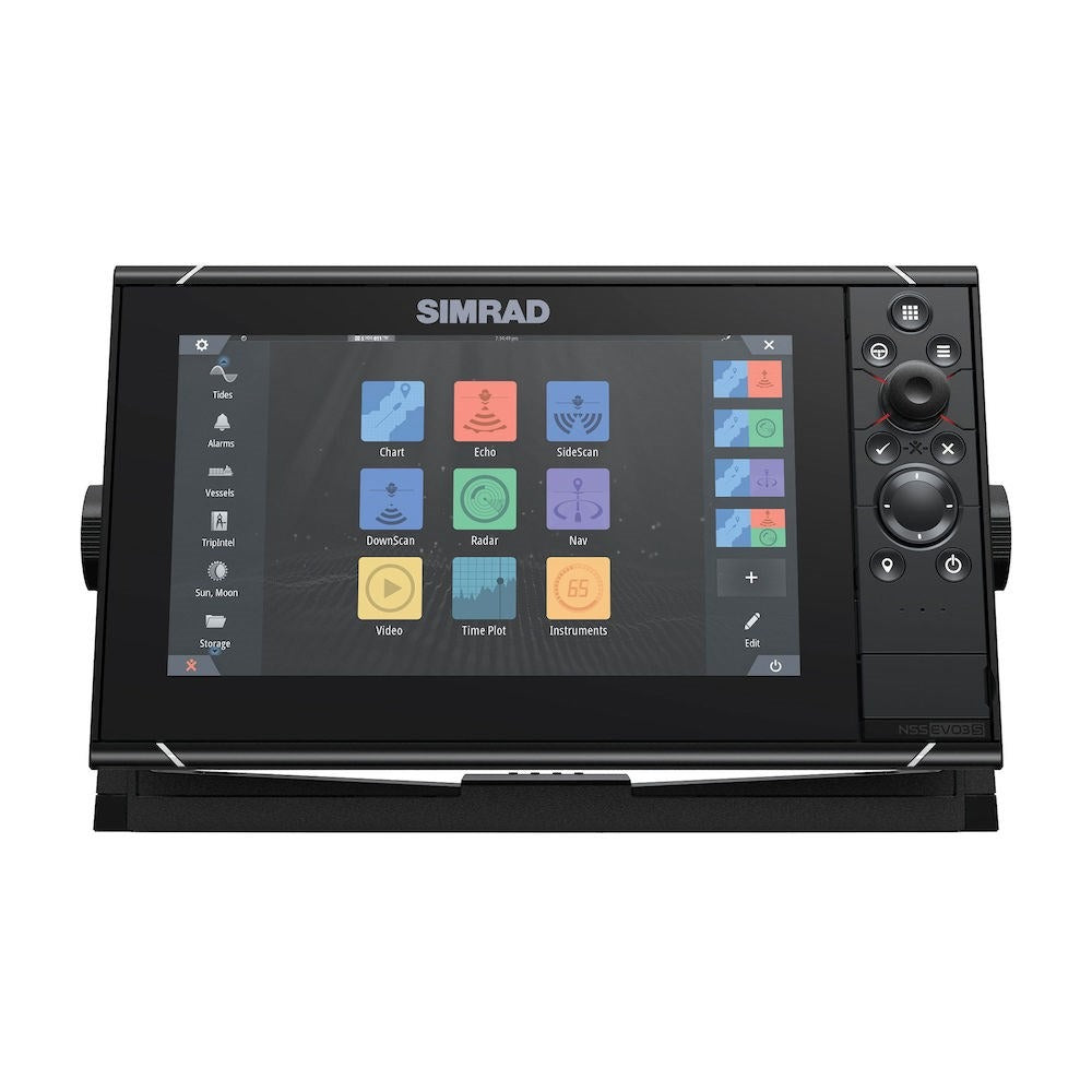 Simrad NSS evo3S Chartplotter/Fishfinder MFD, C-MAP US Enhanced Charts, 1kW CHIRP Sonar, NMEA 2000 — Quality Boat Parts