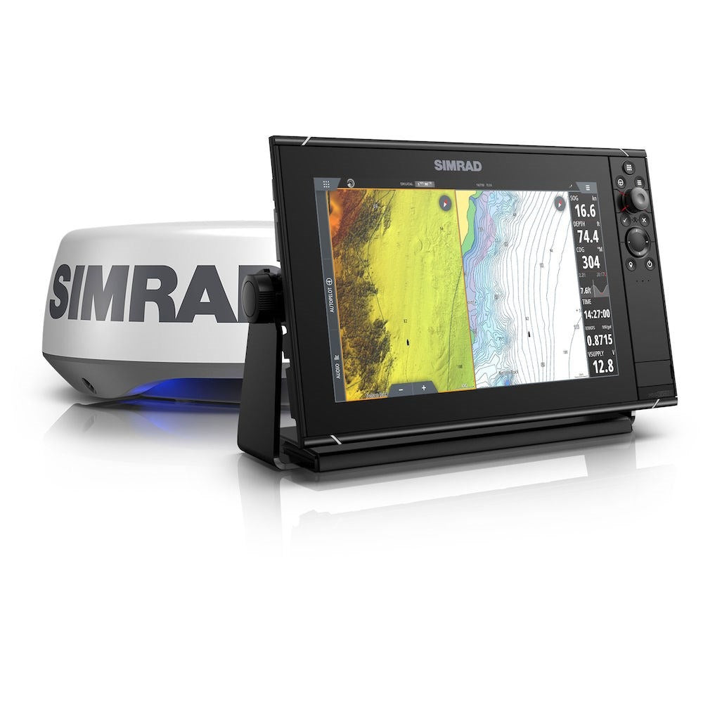 Simrad NSS evo3S Chartplotter/Fishfinder MFD, C-MAP US Enhanced Charts, 1kW CHIRP Sonar, NMEA 2000 — Quality Boat Parts