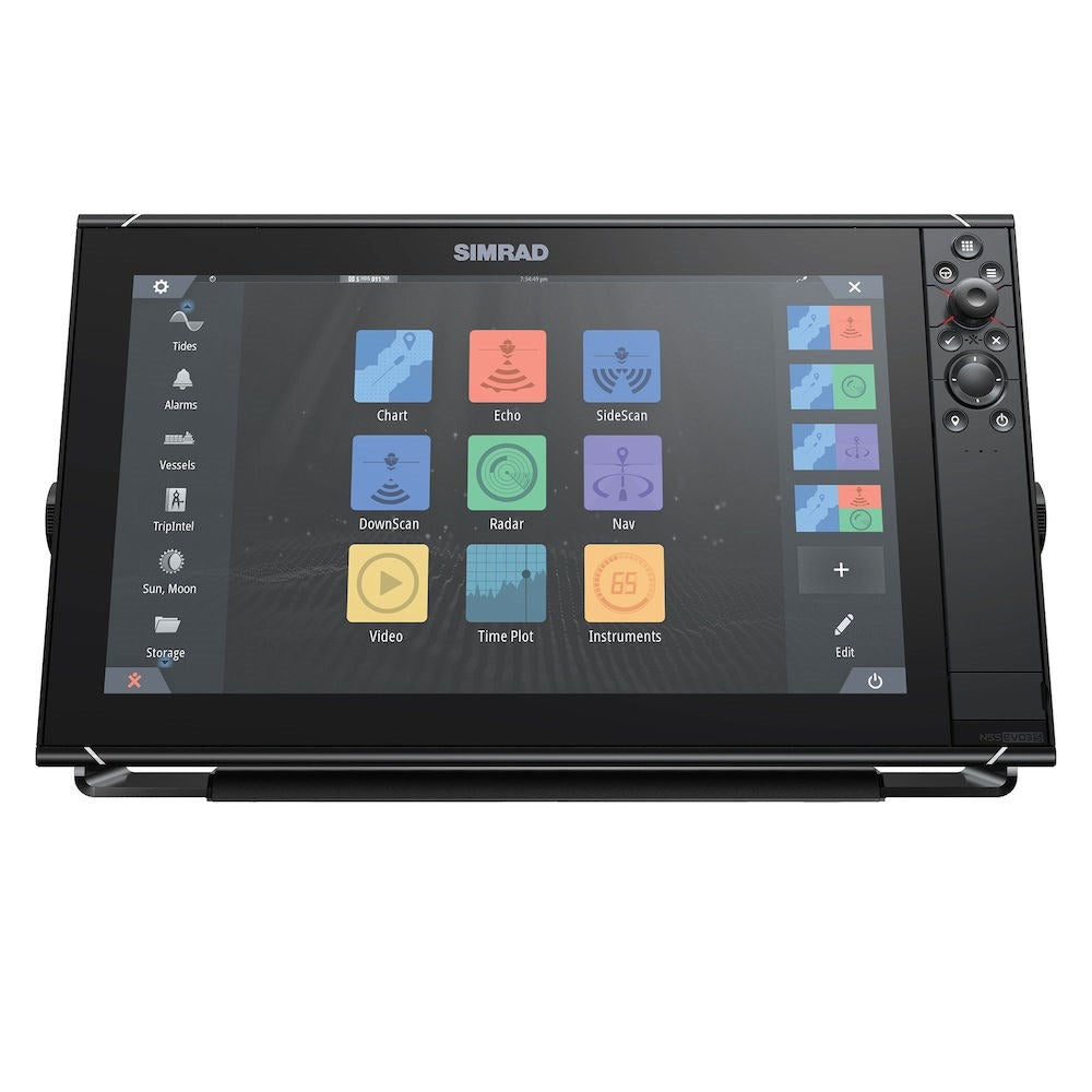Simrad NSS evo3S Chartplotter/Fishfinder MFD, C-MAP US Enhanced Charts, 1kW CHIRP Sonar, NMEA 2000 — Quality Boat Parts