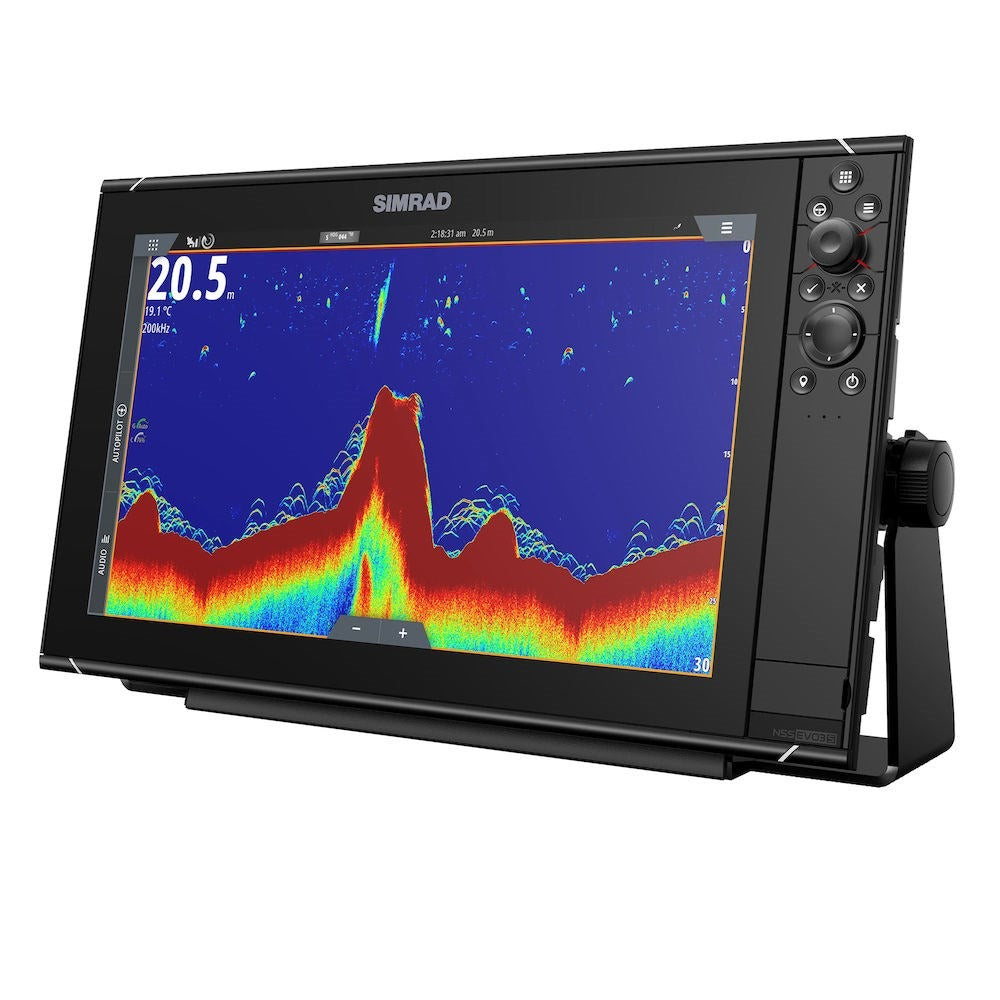 Simrad NSS evo3S Chartplotter/Fishfinder MFD, C-MAP US Enhanced Charts, 1kW CHIRP Sonar, NMEA 2000 — Quality Boat Parts
