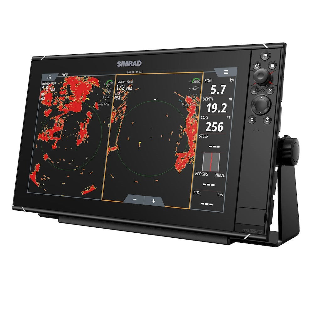 Simrad NSS evo3S Chartplotter/Fishfinder MFD, C-MAP US Enhanced Charts, 1kW CHIRP Sonar, NMEA 2000 — Quality Boat Parts