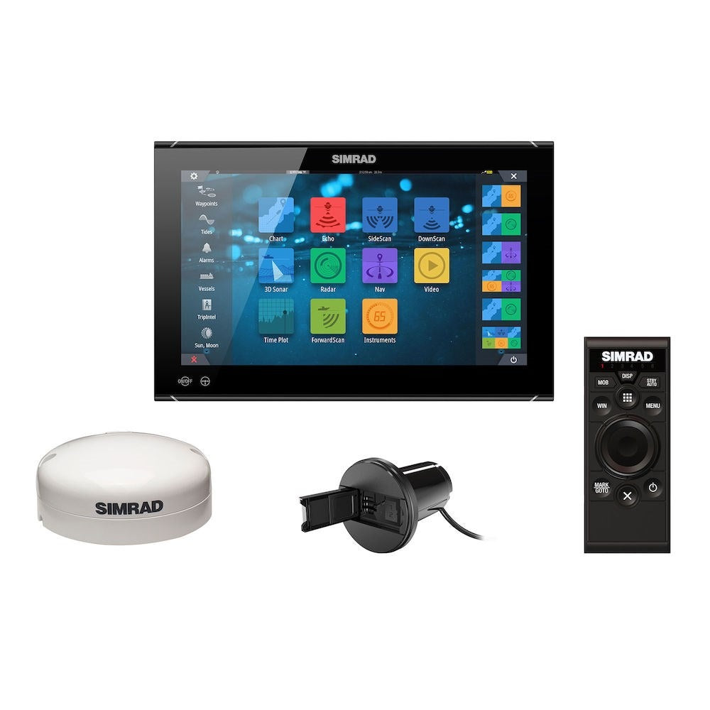 Simrad NSO evo3S Multifunction Display, Touchscreen, Full HD 1920x1080, 10-32V, IPX6 Front, NMEA 2000, 3-Port Ethernet, Wi-Fi, J1939, HDMI In/Out — Quality Boat Parts