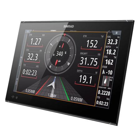 Simrad NSO evo3S Multifunction Display, Touchscreen, Full HD 1920x1080, 10-32V, IPX6 Front, NMEA 2000, 3-Port Ethernet, Wi-Fi, J1939, HDMI In/Out — Quality Boat Parts