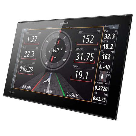Simrad NSO evo3S Multifunction Display, Touchscreen, Full HD 1920x1080, 10-32V, IPX6 Front, NMEA 2000, 3-Port Ethernet, Wi-Fi, J1939, HDMI In/Out — Quality Boat Parts