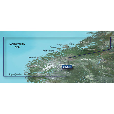 Garmin BlueChart Electronic Chart, Norway Sognefjorden to Svefjorden — Quality Boat Parts
