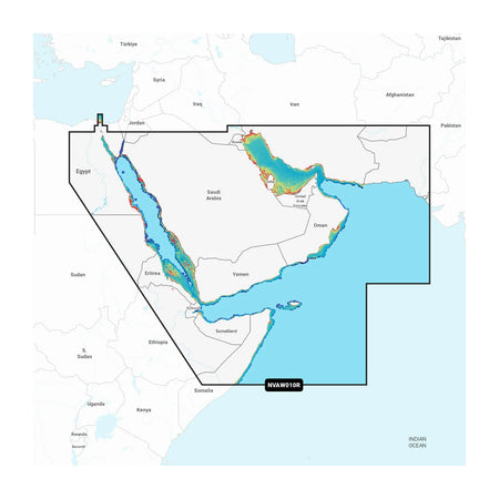 Garmin Navionics Gulf & Red Sea Marine Chart, Daily Chart Updates, Auto Guidance+ — Quality Boat Parts