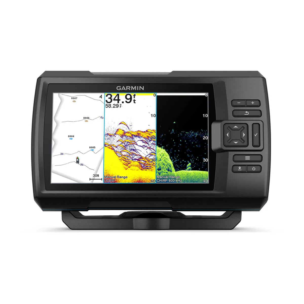 Garmin STRIKER Vivid GPS Fishfinder, ClearVü, Traditional CHIRP — Quality Boat Parts