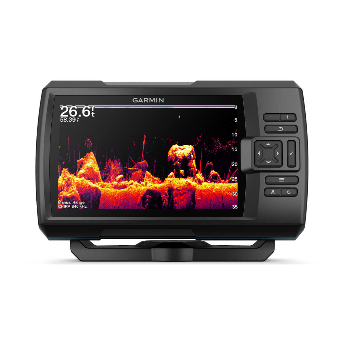 Garmin STRIKER Vivid GPS Fishfinder, ClearVü, Traditional CHIRP — Quality Boat Parts