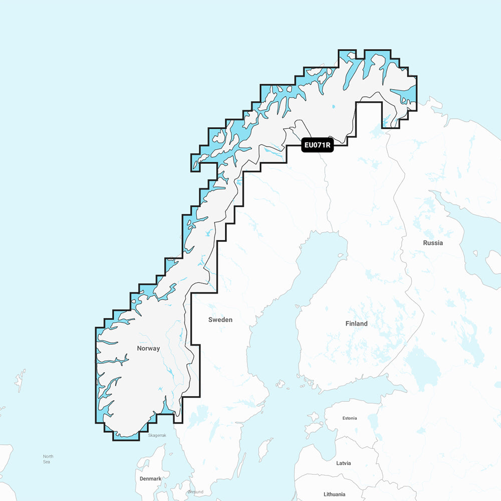 Garmin Navionics Inland Marine Chart, Norway Lakes & Rivers — Quality Boat Parts