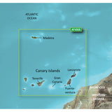 Garmin BlueChart g3 Vision HD Marine Chart, Madeira & Canary Islands, Auto Guidance, MarinerEye and FishEye 3D Views, Satellite Imagery, Depth Range Shading — Quality Boat Parts
