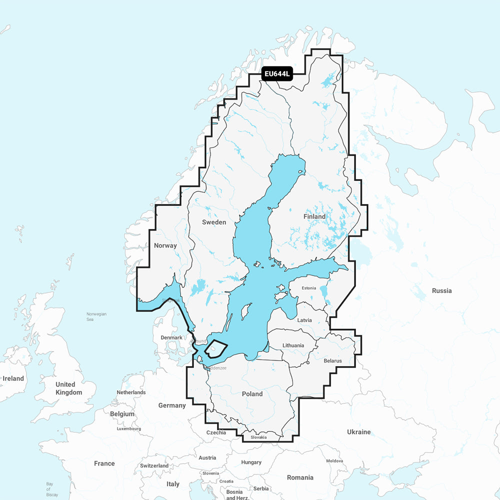 Garmin Navionics Marine Chart, Baltic Sea, 1-Year Updates, Auto Guidance+ — Quality Boat Parts