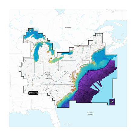 Garmin Navionics Electronic Chart, For Garmin Chartplotters, U.S. East — Quality Boat Parts