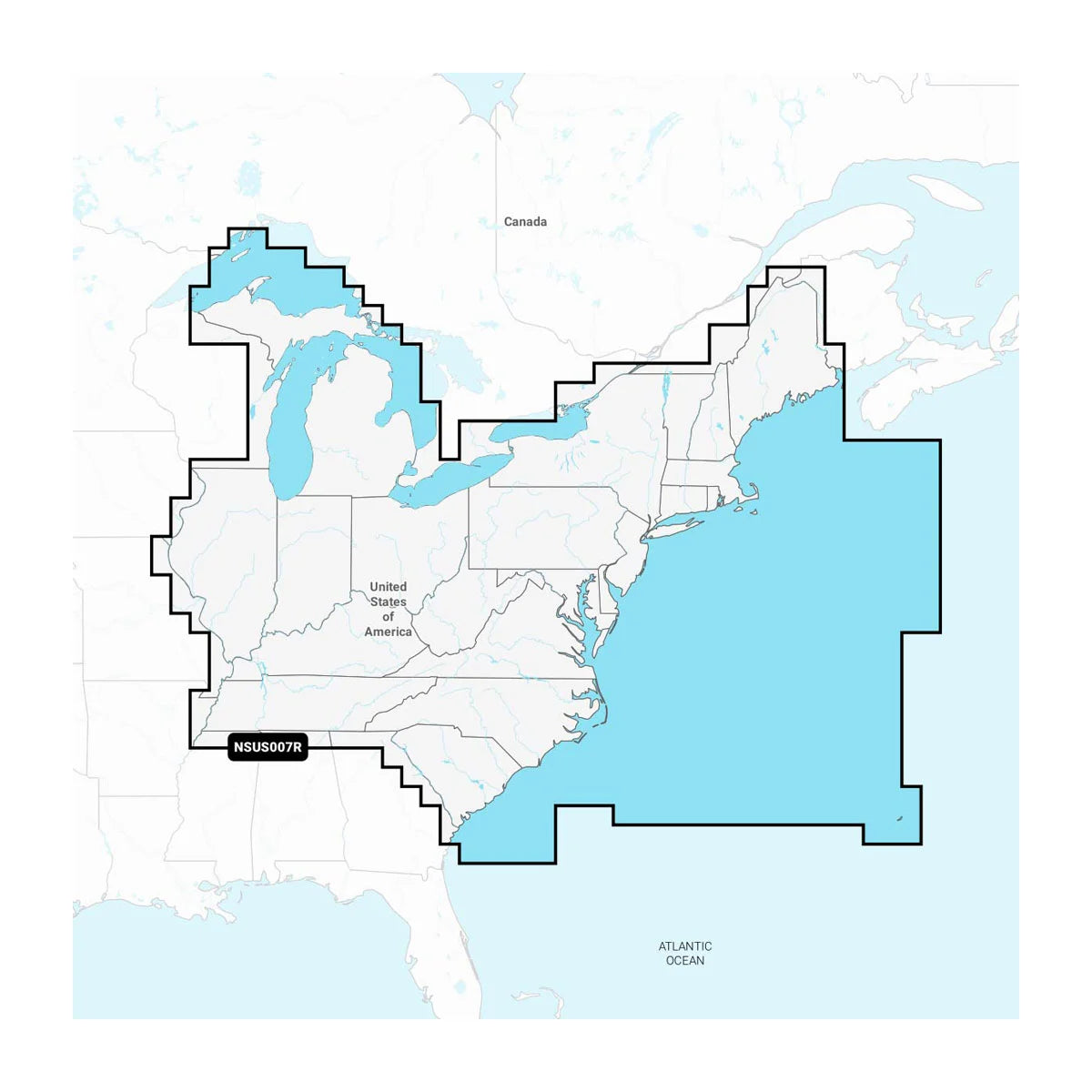 Garmin Navionics Electronic Chart, For Garmin Chartplotters, U.S. East — Quality Boat Parts