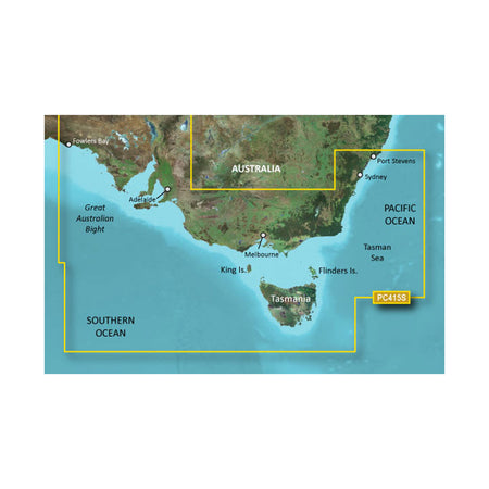 Garmin BlueChart Electronic Chart, VPC415S Port Stephens to Fowlers Bay — Quality Boat Parts
