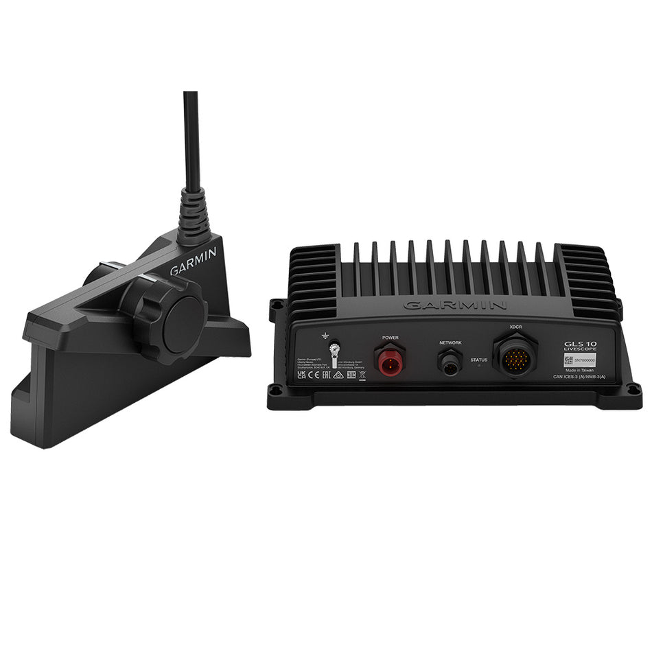 Garmin LiveScope Plus LVS34 Live Sonar Transducer, For GLS 10, 530-1100 kHz, 200 ft Range, Forward/Down/Perspective — Quality Boat Parts