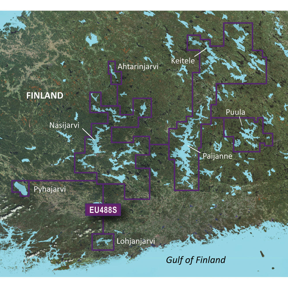 Garmin BlueChart g3 Vision HD Electronic Chart, VEU488S Keitele-Paijanne-Tampere — Quality Boat Parts
