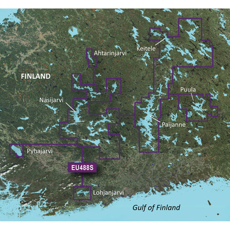 Garmin BlueChart g3 Vision HD Electronic Chart, VEU488S Keitele-Paijanne-Tampere — Quality Boat Parts