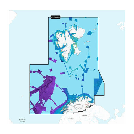 Garmin Navionics Marine Chart, Norway Vestfjorden to Svalbard — Quality Boat Parts