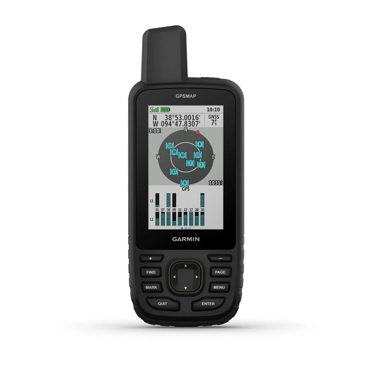 Garmin GPSMAP 67 Handheld GPS, Multi-Band GNSS, IPX7, 3 in Sunlight-Readable Color Display, Wi-Fi, Bluetooth, MOB Navigation — Quality Boat Parts
