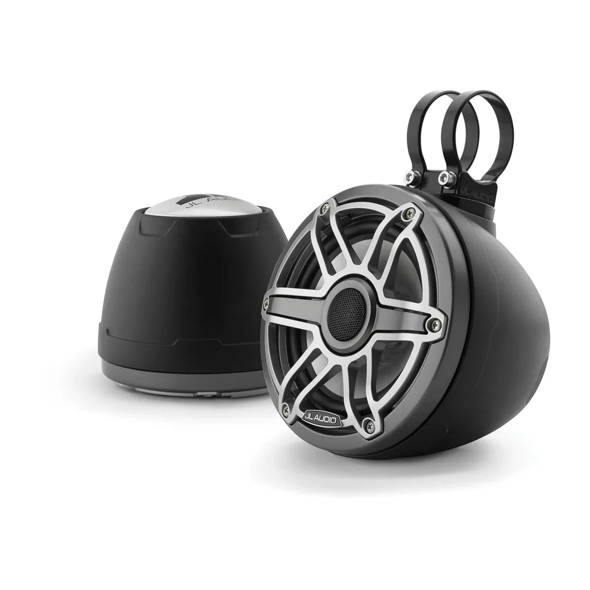 JL Audio M6 VeX 6.5 in Enclosed Coaxial Speaker System, 75W RMS, 4 Ohm, Pair, Sport Grilles — Quality Boat Parts