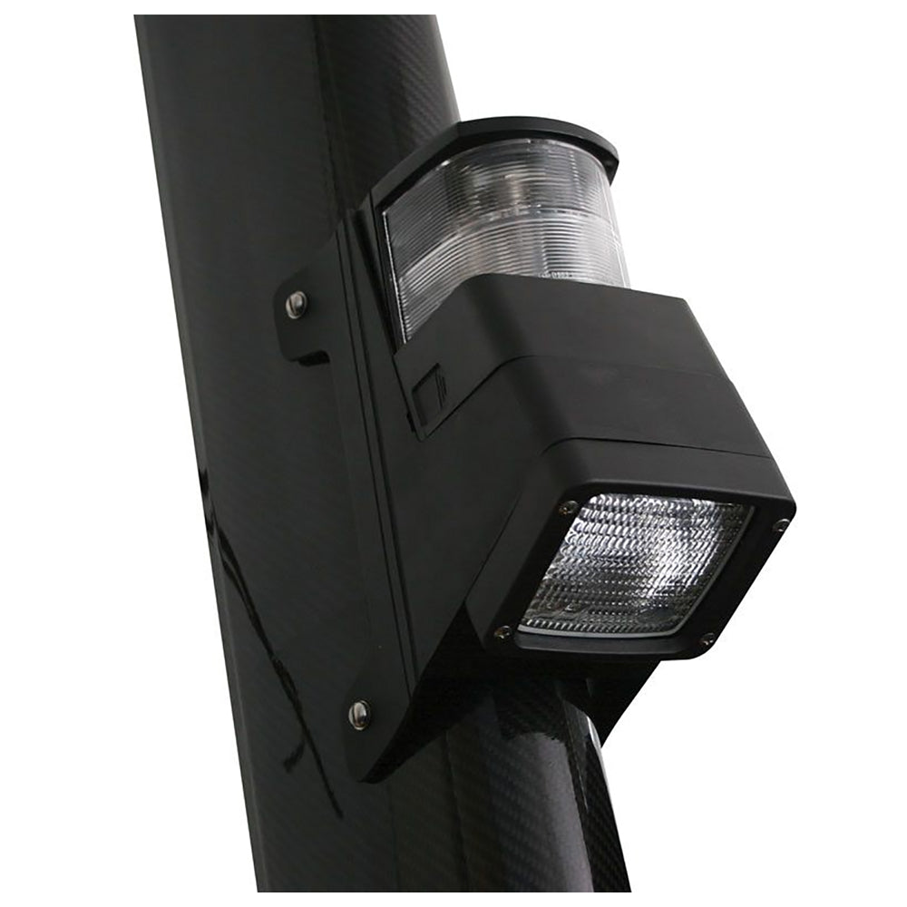 Hella Marine Halogen 8504 Series Masthead/Deck Floodlight Lamp, 3 NM Visibility, 12V Bulbs Included, IPX4 — Quality Boat Parts