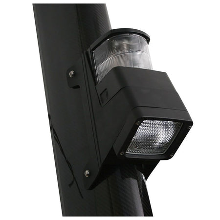 Hella Marine Halogen 8504 Series Masthead/Deck Floodlight Lamp, 3 NM Visibility, 12V Bulbs Included, IPX4 — Quality Boat Parts