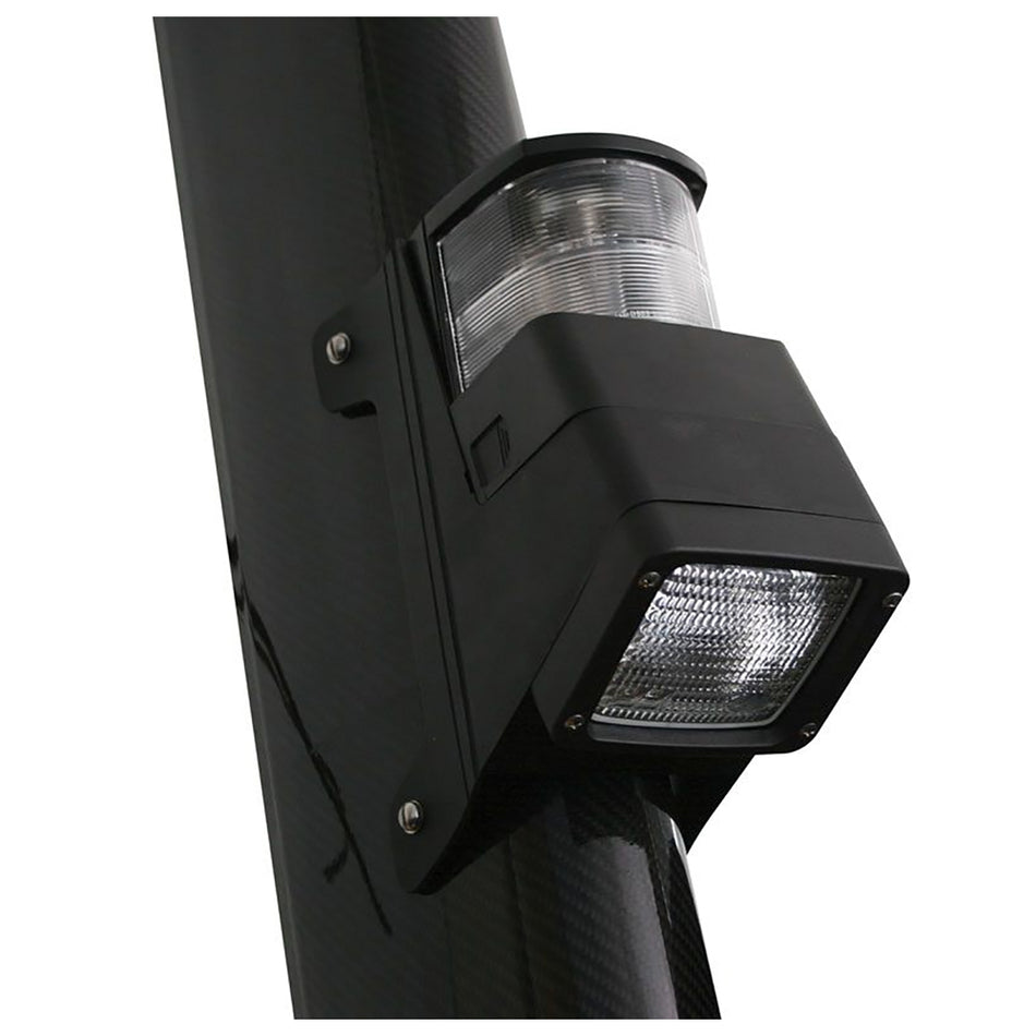 Hella Marine Halogen 8504 Series Masthead/Deck Floodlight Lamp, 3 NM Visibility, 12V Bulbs Included, IPX4 — Quality Boat Parts