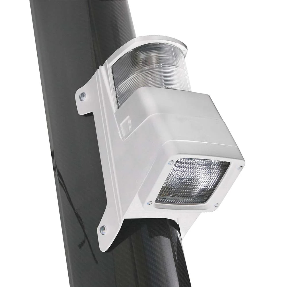 Hella Marine Halogen 8504 Series Masthead/Deck Floodlight Lamp, 3 NM Visibility, 12V Bulbs Included, IPX4 — Quality Boat Parts